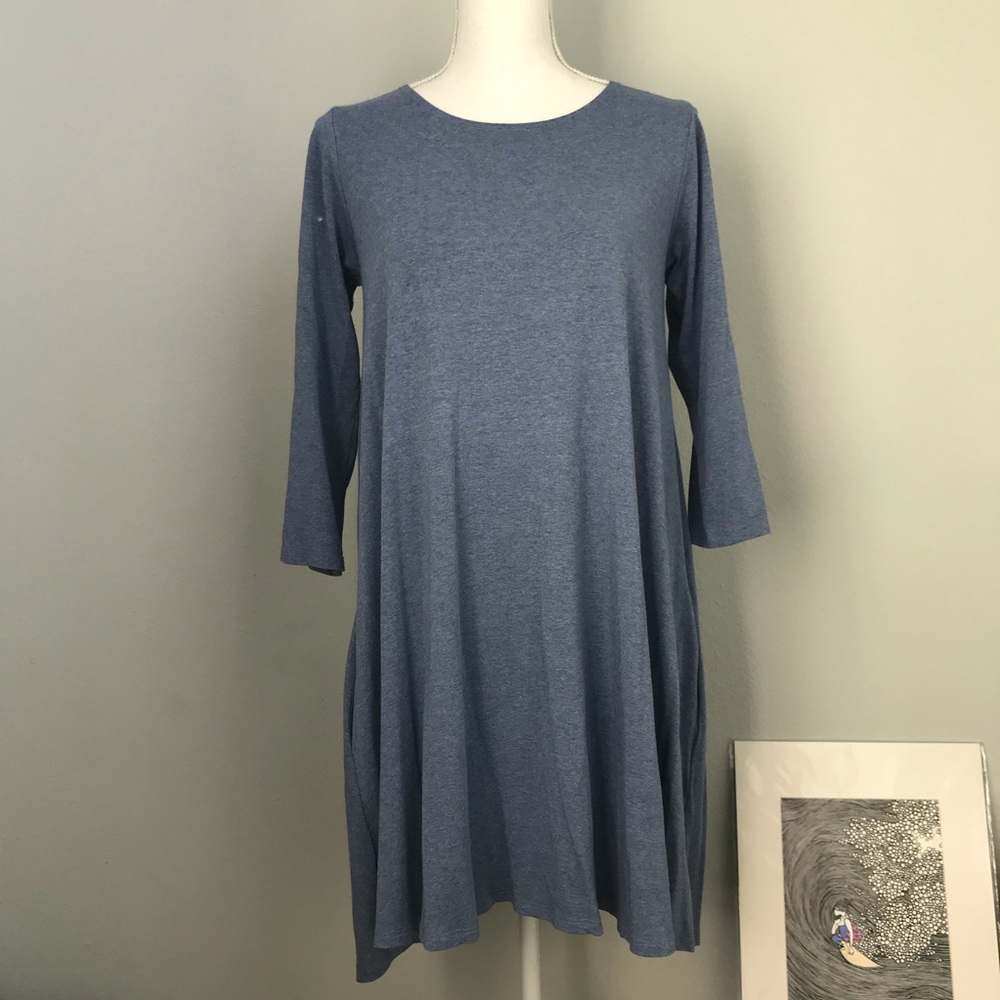 ✨HOST PICK✨Fighting Eel Dress - Heather Blue